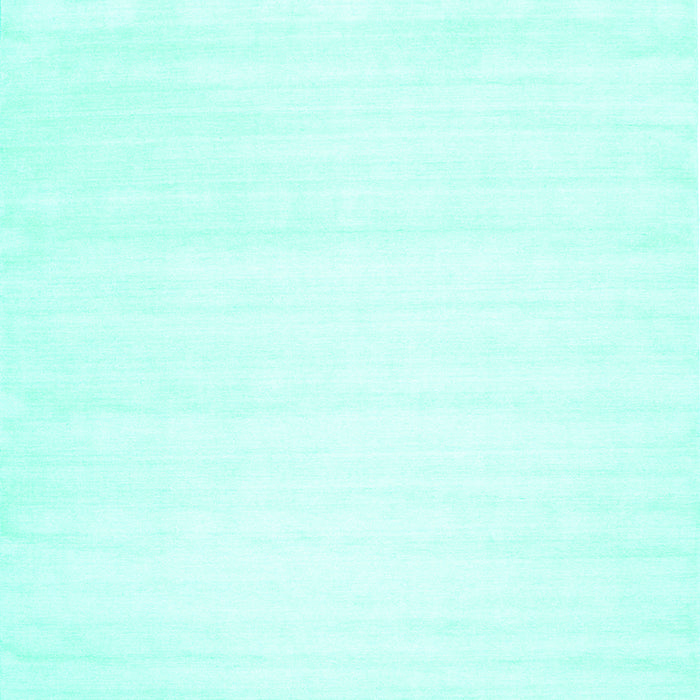 Machine Washable Solid Turquoise Modern Area Rugs, wshcon108turq