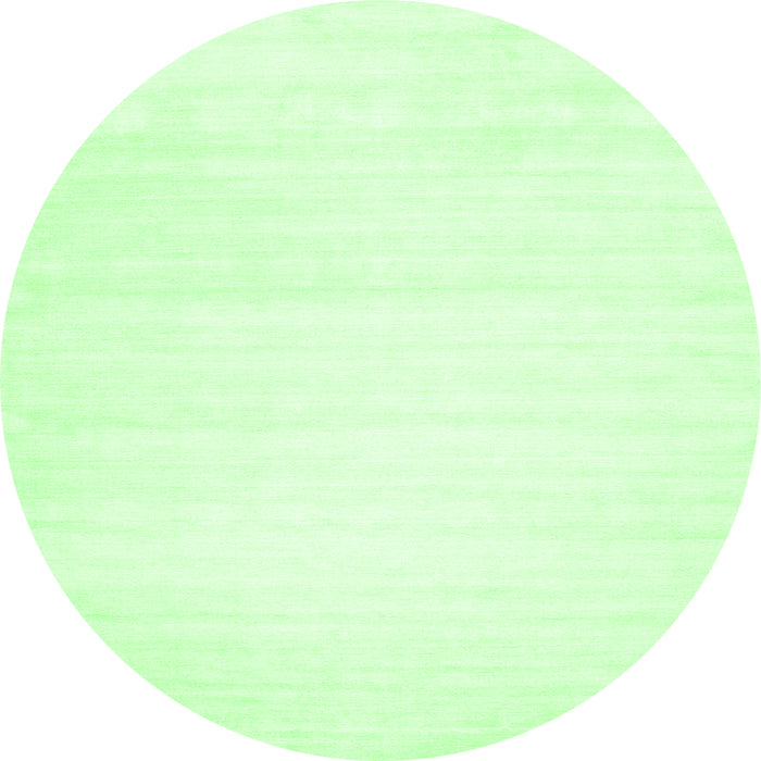 Square Solid Green Modern Rug, con108grn