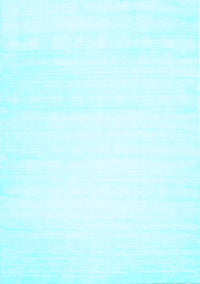 Solid Light Blue Modern Rug, con108lblu