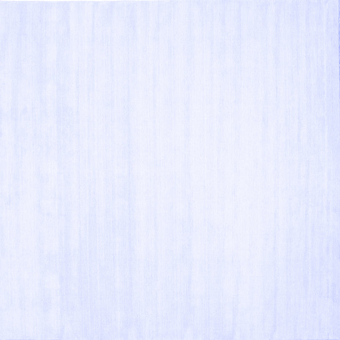 Square Machine Washable Solid Blue Modern Rug, wshcon108blu