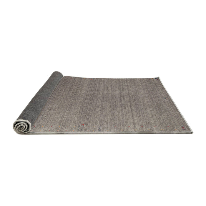 Thickness of Contemporary Army Brown Modern Rug, con1090
