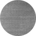 Machine Washable Abstract Gray Contemporary Rug, wshcon1090gry