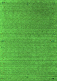 Abstract Green Contemporary Rug, con1090grn