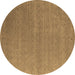 Round Machine Washable Abstract Brown Contemporary Rug, wshcon1090brn