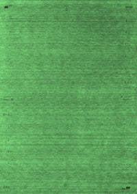 Abstract Emerald Green Contemporary Rug, con1090emgrn