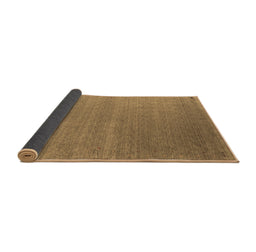 Sideview of Abstract Brown Contemporary Rug, con1090brn