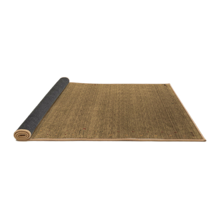 Sideview of Abstract Brown Contemporary Rug, con1090brn