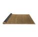 Sideview of Abstract Brown Contemporary Rug, con1090brn