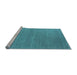 Sideview of Machine Washable Abstract Light Blue Contemporary Rug, wshcon1090lblu