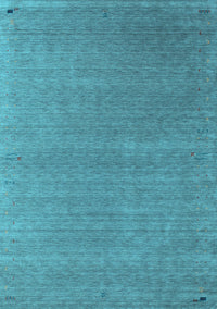 Abstract Light Blue Contemporary Rug, con1090lblu