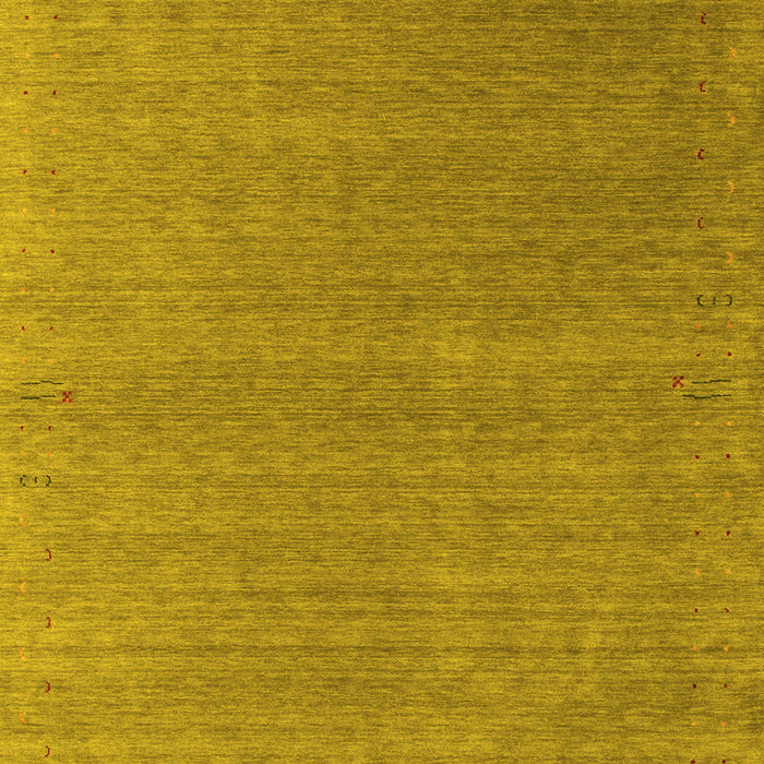 Machine Washable Abstract Yellow Contemporary Rug, wshcon1090yw