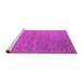 Sideview of Machine Washable Abstract Pink Contemporary Rug, wshcon1090pnk