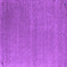 Square Machine Washable Abstract Purple Contemporary Area Rugs, wshcon1090pur
