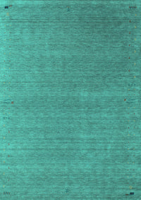 Abstract Turquoise Contemporary Rug, con1090turq