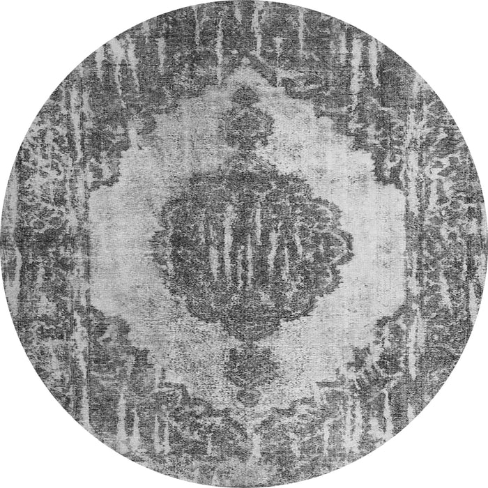 Machine Washable Abstract Gray Contemporary Rug, wshcon1091gry