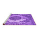 Sideview of Machine Washable Abstract Purple Contemporary Area Rugs, wshcon1091pur