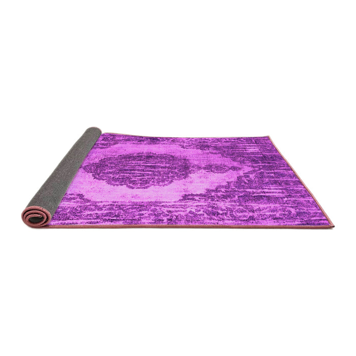 Sideview of Abstract Pink Contemporary Rug, con1091pnk