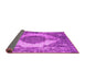 Sideview of Abstract Pink Contemporary Rug, con1091pnk