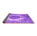 Sideview of Abstract Purple Contemporary Rug, con1091pur