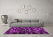 Machine Washable Persian Pink Bohemian Rug in a Living Room, wshcon1092pnk