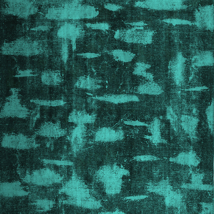 Machine Washable Persian Turquoise Bohemian Area Rugs, wshcon1092turq