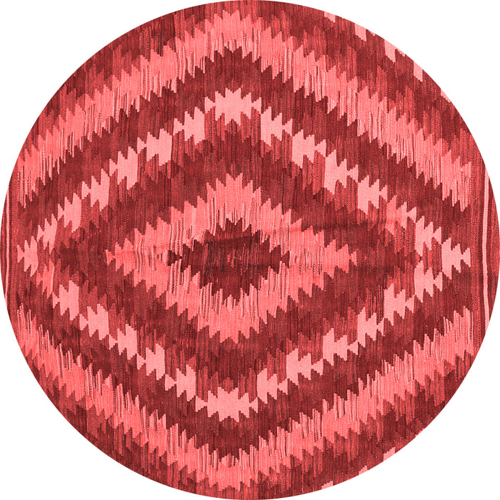 Machine Washable Southwestern Red Country Rug, wshcon1093red