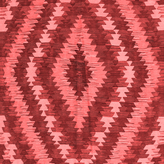 Machine Washable Southwestern Red Country Rug, wshcon1093red