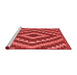 Country Red Washable Rugs