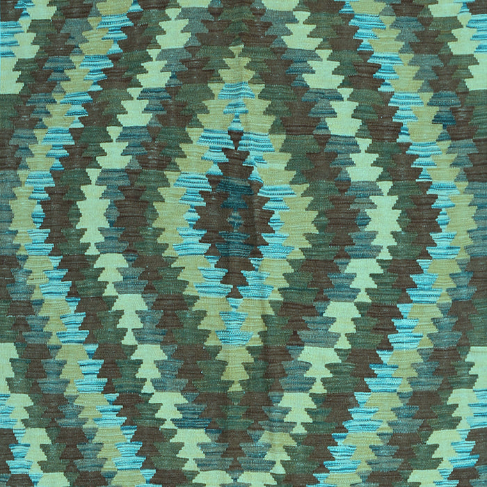 Southwestern Light Blue Country Rug, con1093lblu