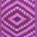 Square Southwestern Purple Country Rug, con1093pur