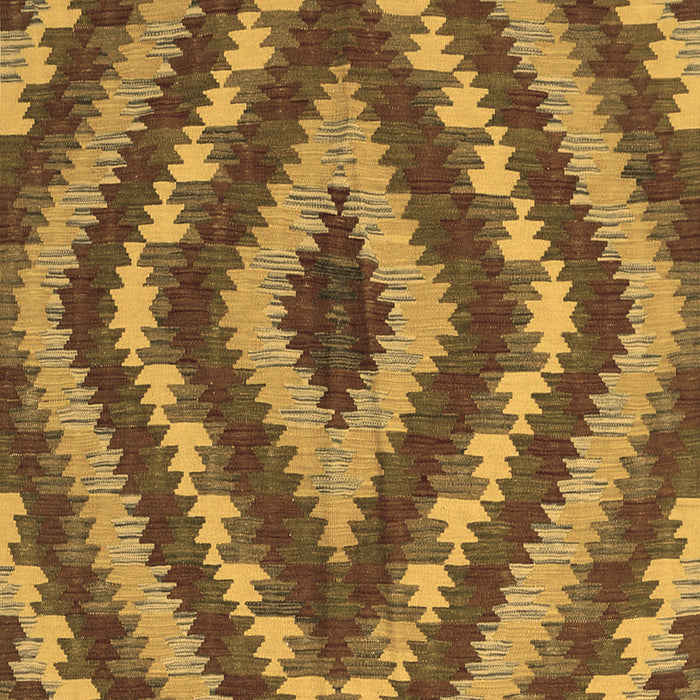 Machine Washable Southwestern Brown Country Rug, wshcon1093brn