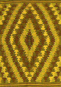 Southwestern Yellow Country Rug, con1093yw