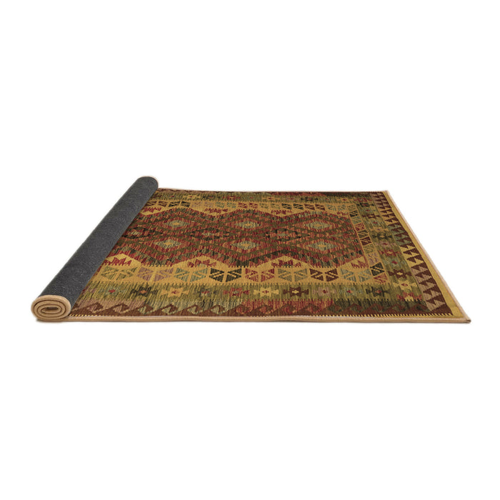 Sideview of Oriental Brown Traditional Rug, con1094brn