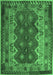 Oriental Emerald Green Traditional Rug, con1094emgrn