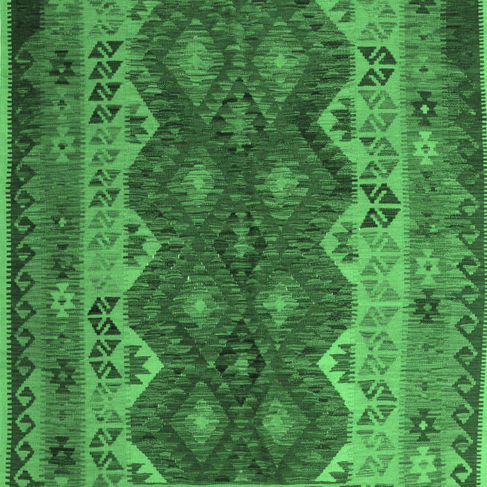 Oriental Emerald Green Traditional Rug, con1094emgrn