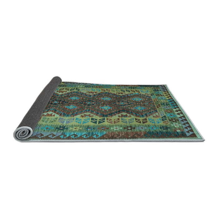 Sideview of Oriental Light Blue Traditional Rug, con1094lblu