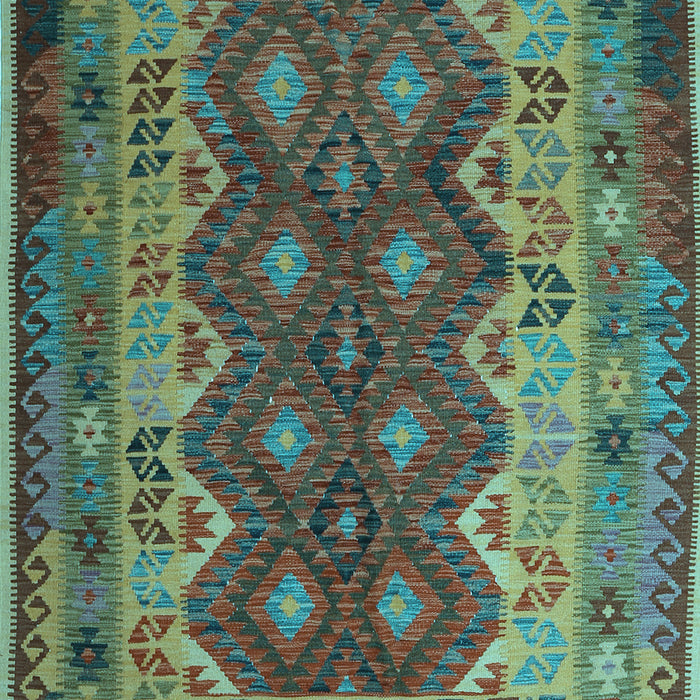 Machine Washable Oriental Light Blue Traditional Rug, wshcon1094lblu