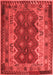 Oriental Red Traditional Area Rugs