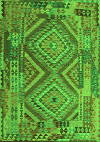 Southwestern Green Country Rug, con1095grn