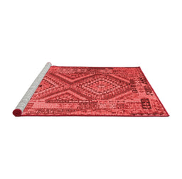 Country Red Washable Rugs