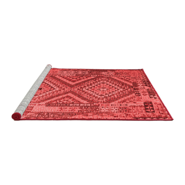 Country Red Washable Rugs