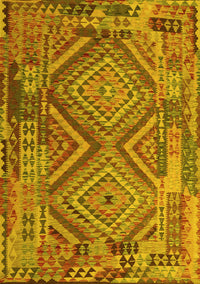 Southwestern Yellow Country Rug, con1095yw