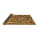 Sideview of Southwestern Brown Country Rug, con1095brn