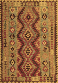 Oriental Brown Traditional Rug, con1096brn