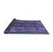 Sideview of Oriental Blue Traditional Rug, con1096blu