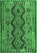 Oriental Emerald Green Traditional Rug, con1096emgrn