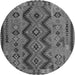 Square Oriental Gray Traditional Rug, con1096gry