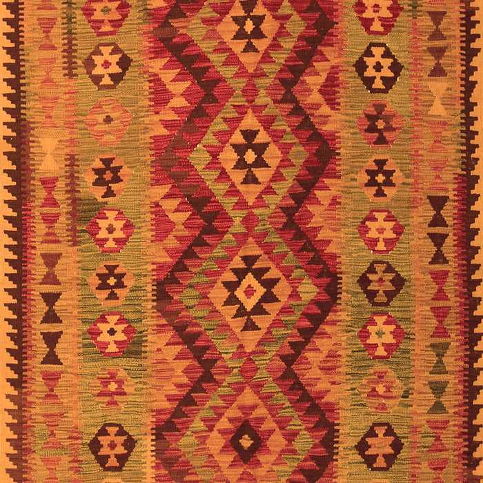 Oriental Orange Traditional Rug, con1096org