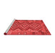 Country Red Washable Rugs