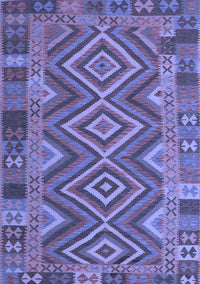 Southwestern Blue Country Rug, con1097blu